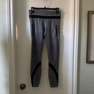 Lululemon Athletica Gray and Black Leggings